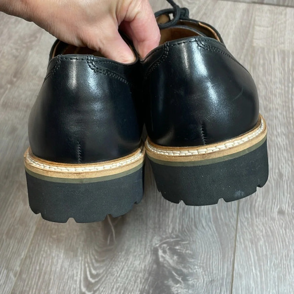 Steve Madden Black Leather Oxfords - Picture 16 of 16